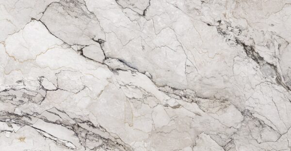 Blat łazienkowy ze spieku kwarcowego Neolith Colorado Dunes, szary – Silk