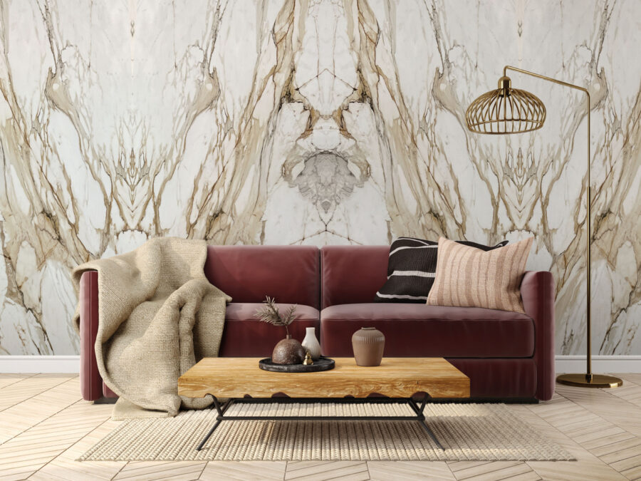 Spiek kwarcowy o wymiarach 320 x 160 cm, Franko Calacatta Antico Oro na blat i okładzinę