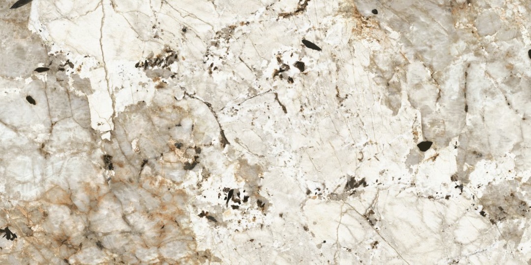 Blat kuchenny ze spieku kwarcowego Florim Marble Tundra, wykonany na wymiar, brązowy, szary – polerowany