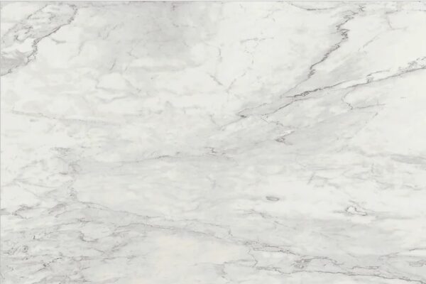Blat łazienkowy ze spieku kwarcowego Florim Marble Calacatta, szary – velvet