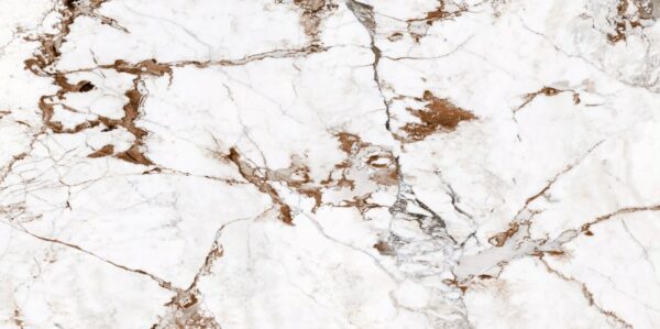 Blat łazienkowy ze spieku kwarcowego Florim Marble Capraia, biały – matowy