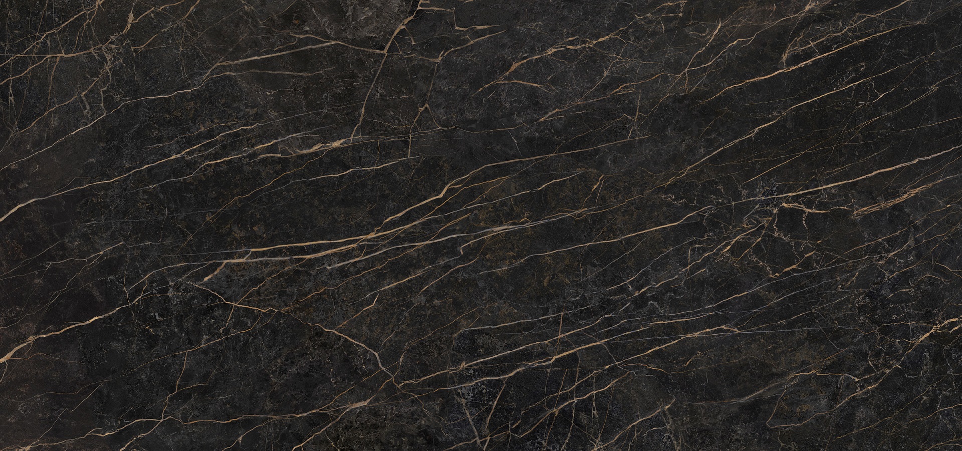 Blat łazienkowy ze spieku kwarcowego Neolith Black Obsession, czarny – Satynowy