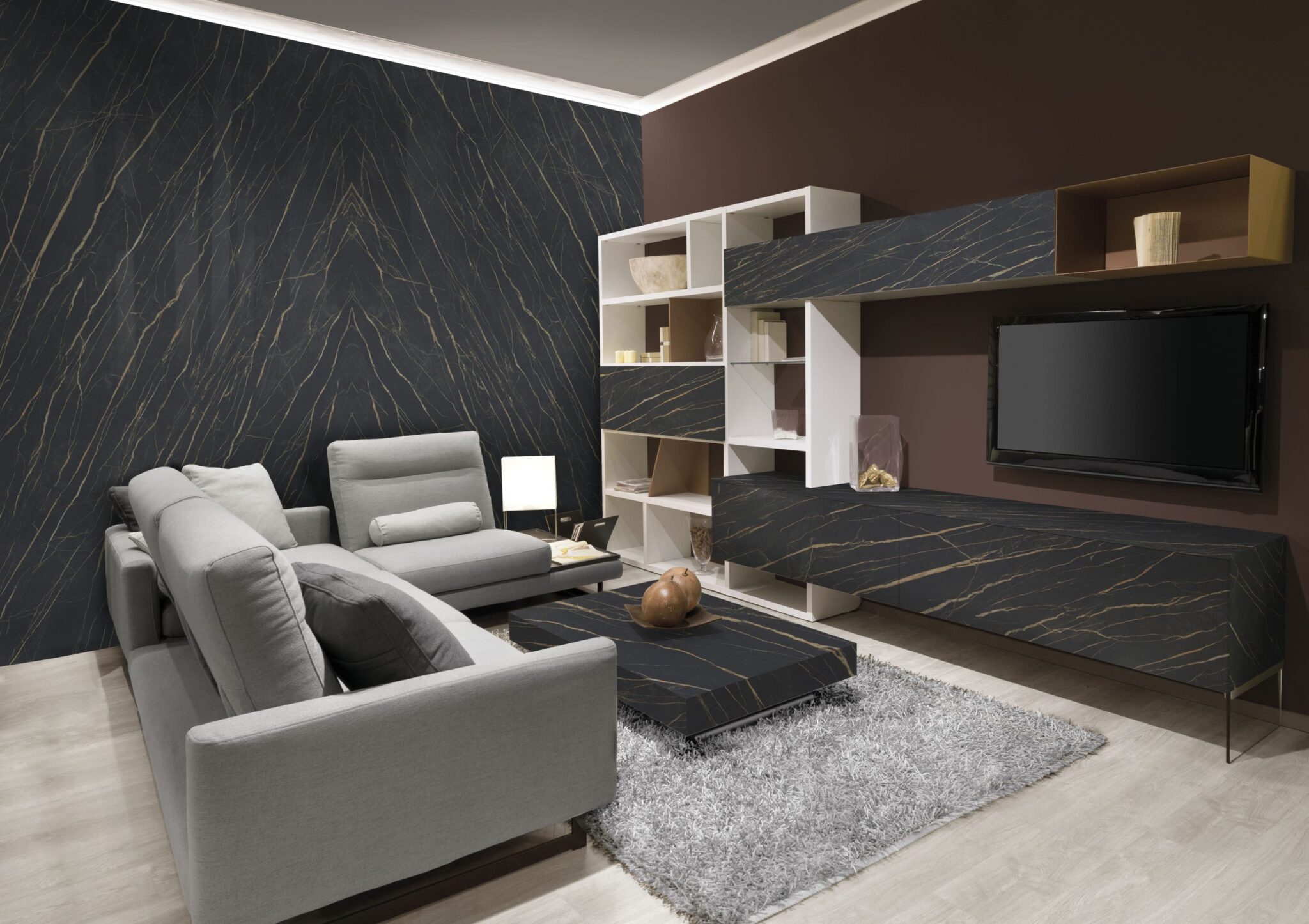 Spiek kwarcowy o wymiarach 320 x 160 cm, Franko Saint Laurent De Luxe, na blat i okładzinę