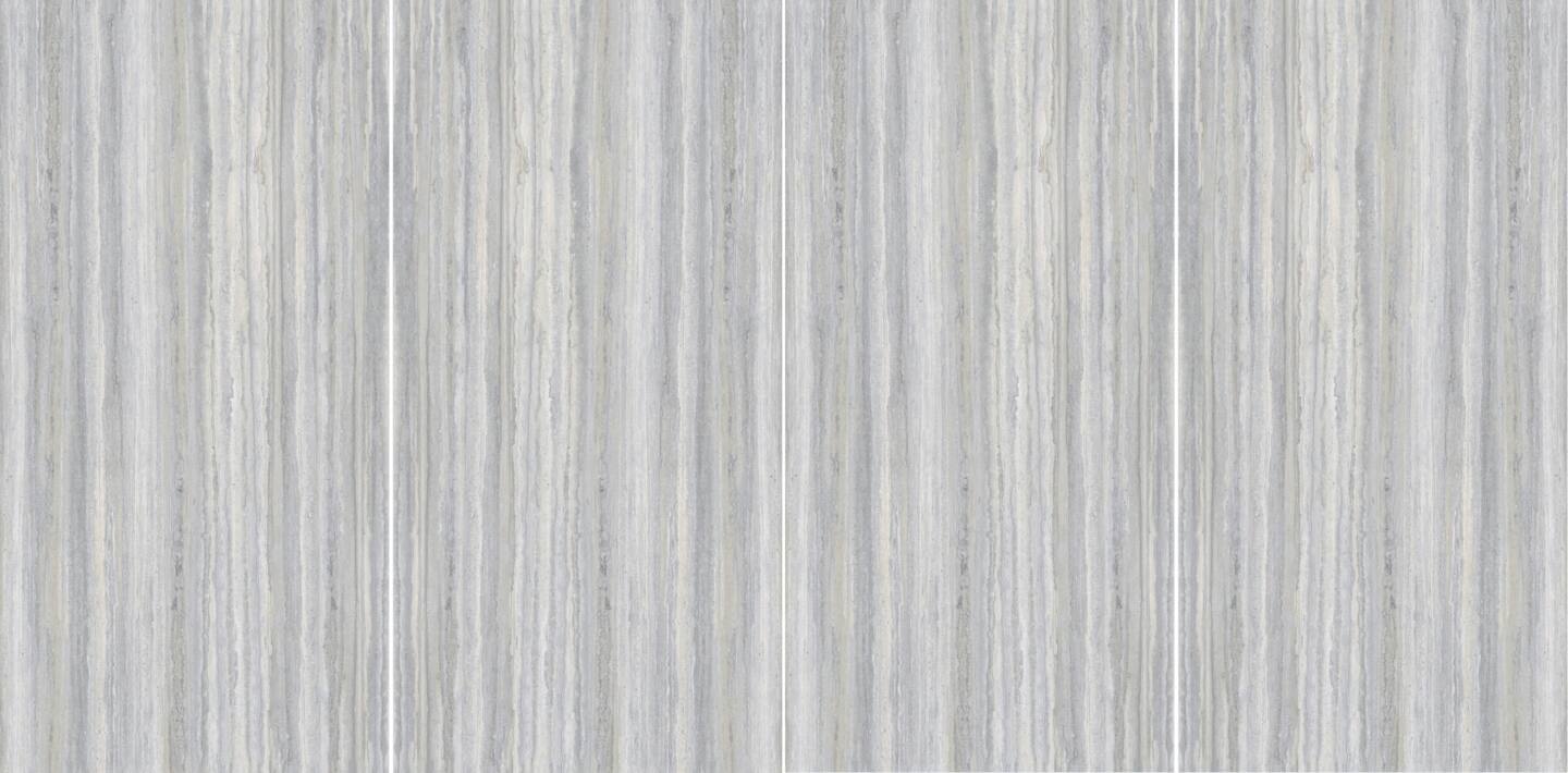 Spiek kwarcowy o wymiarach 320 x 160 cm, Franko Travertino Argento, na blat i okładzinę
