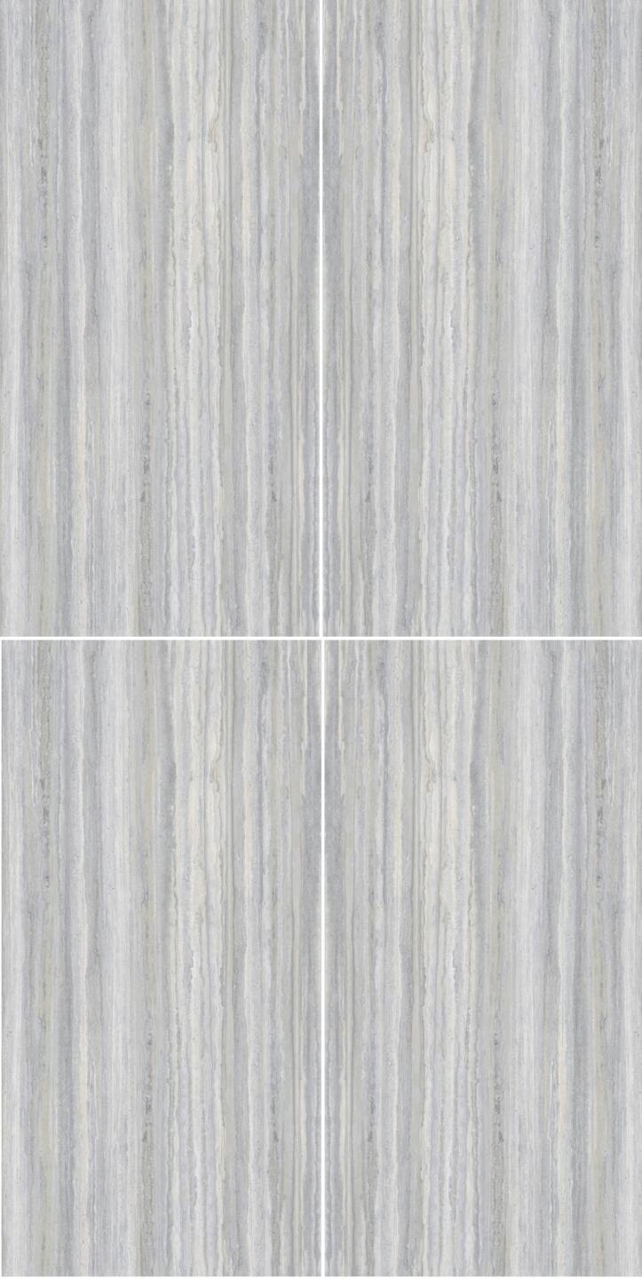 Spiek kwarcowy o wymiarach 320 x 160 cm, Franko Travertino Argento, na blat i okładzinę
