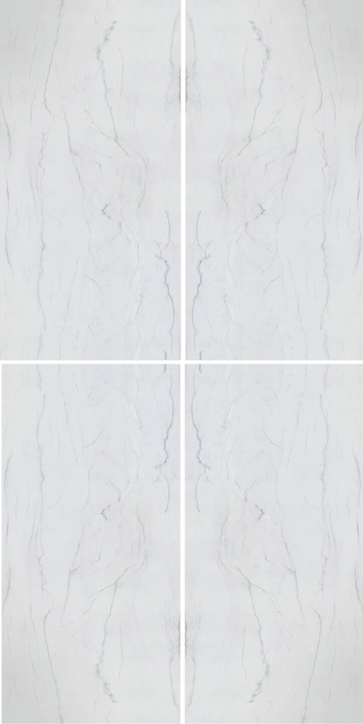 Spiek kwarcowy o wymiarach 320×160 cm, Franko Bianco Dolomite na blat i okładzinę