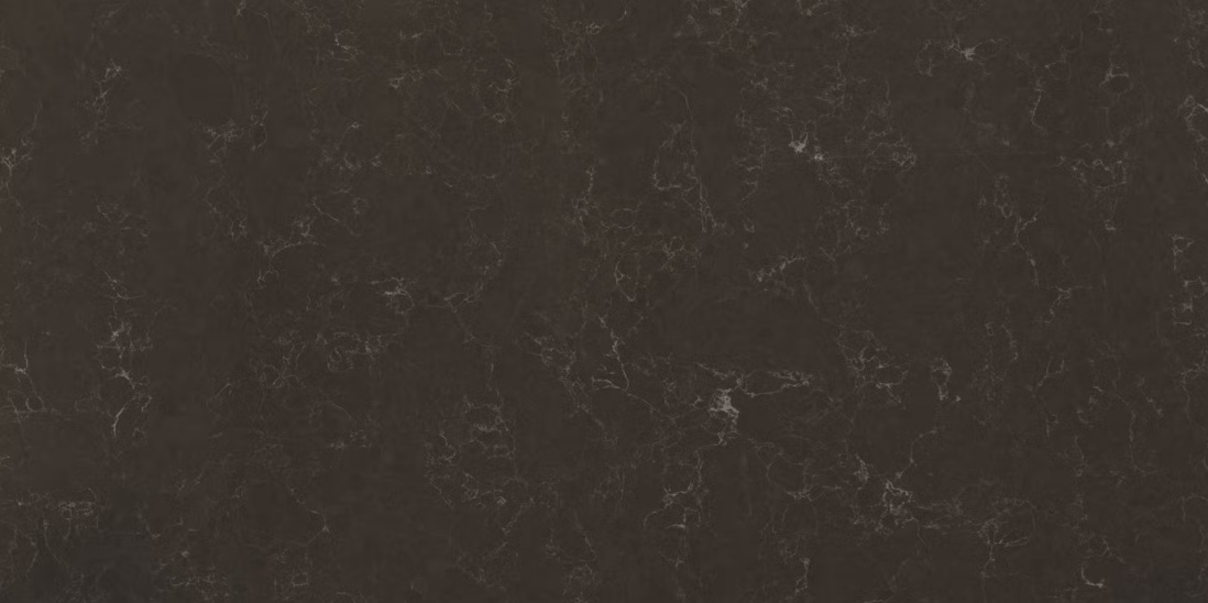 Blat kuchenny z konglomeratu Silestone Calypso, wykonany na wymiar, kolor czarny – Suede