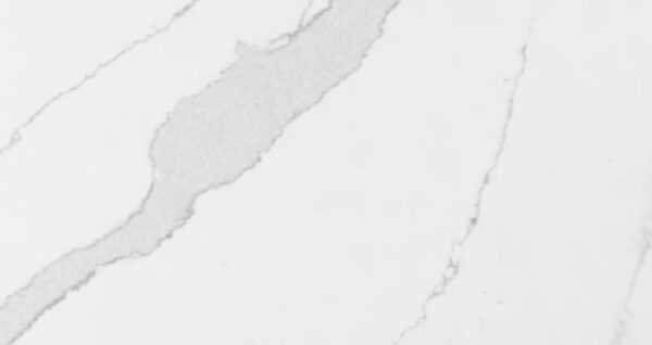 Blat kuchenny z konglomeratu Silestone Classic Calacatta, wykonany na wymiar, biały – polerowany
