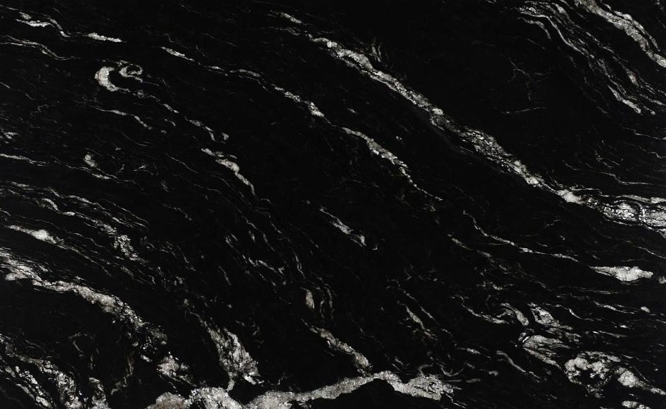 Blat kuchenny z granitu na wymiar, czarny – Cosmic Black – polerowany