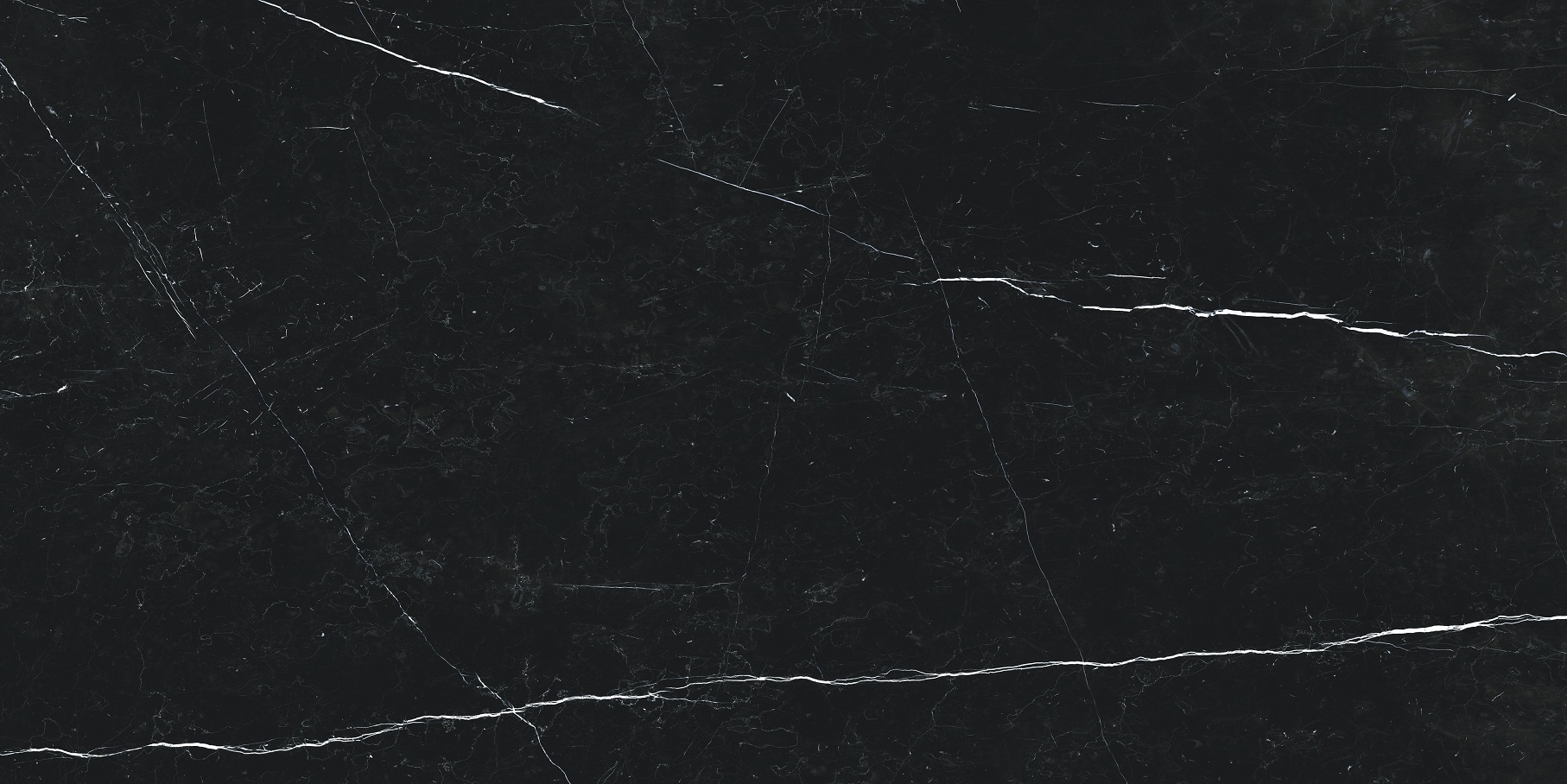 Blat kuchenny ze spieku kwarcowego Florim Marble Marquinia, wykonany na wymiar, czarny – matowy