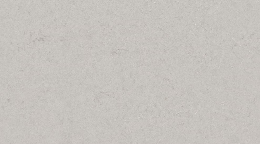 Blat kuchenny z konglomeratu Silestone Motion Grey, wykonany na wymiar, jasnoszary – polerowany