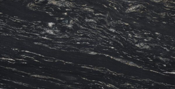 Blat łazienkowy z granitu Titanium Black, czarny – polerowany