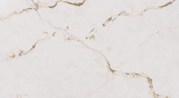 Blat kuchenny z konglomeratu Silestone Versailles Ivory, wykonany na wymiar, kremowy – polerowany
