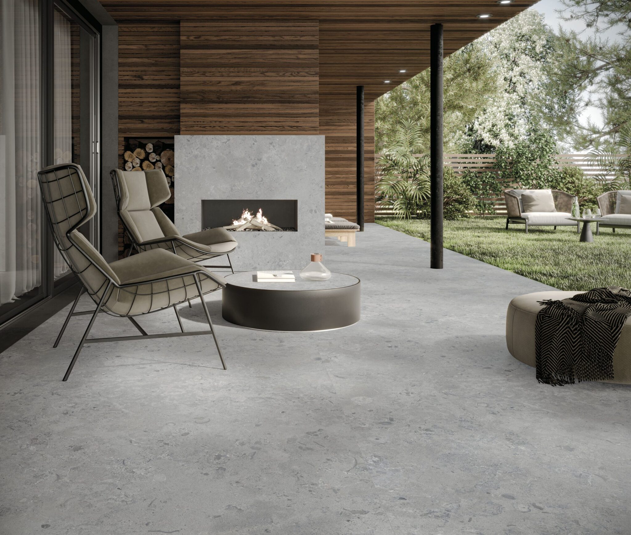 Spiek kwarcowy o wymiarach 320 x 160 cm, Franko Bergen Grey, na blat i okładzinę