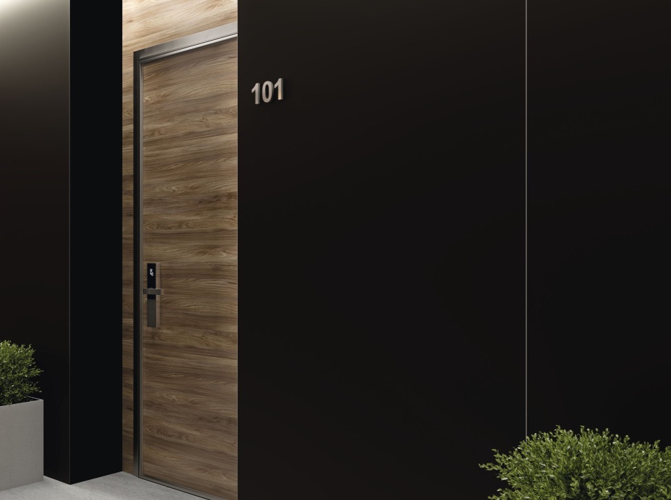 Okładzina ścienna do kuchni (Backsplash) ze spieku kwarcowego Baldocer Black 120 x 260 cm, grubość 6 mm
