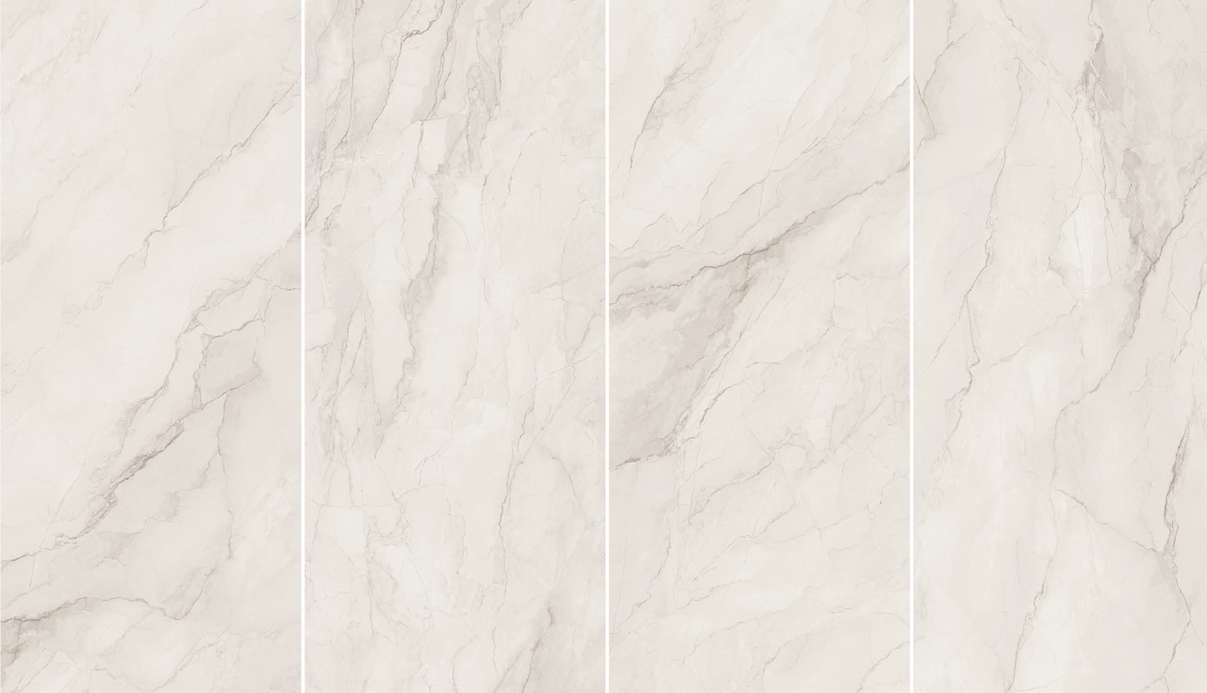 Okładzina ścienna do kuchni (Backsplash) ze spieku kwarcowego Ava Bolgheri White 120 x 280 cm, grubość 6 mm