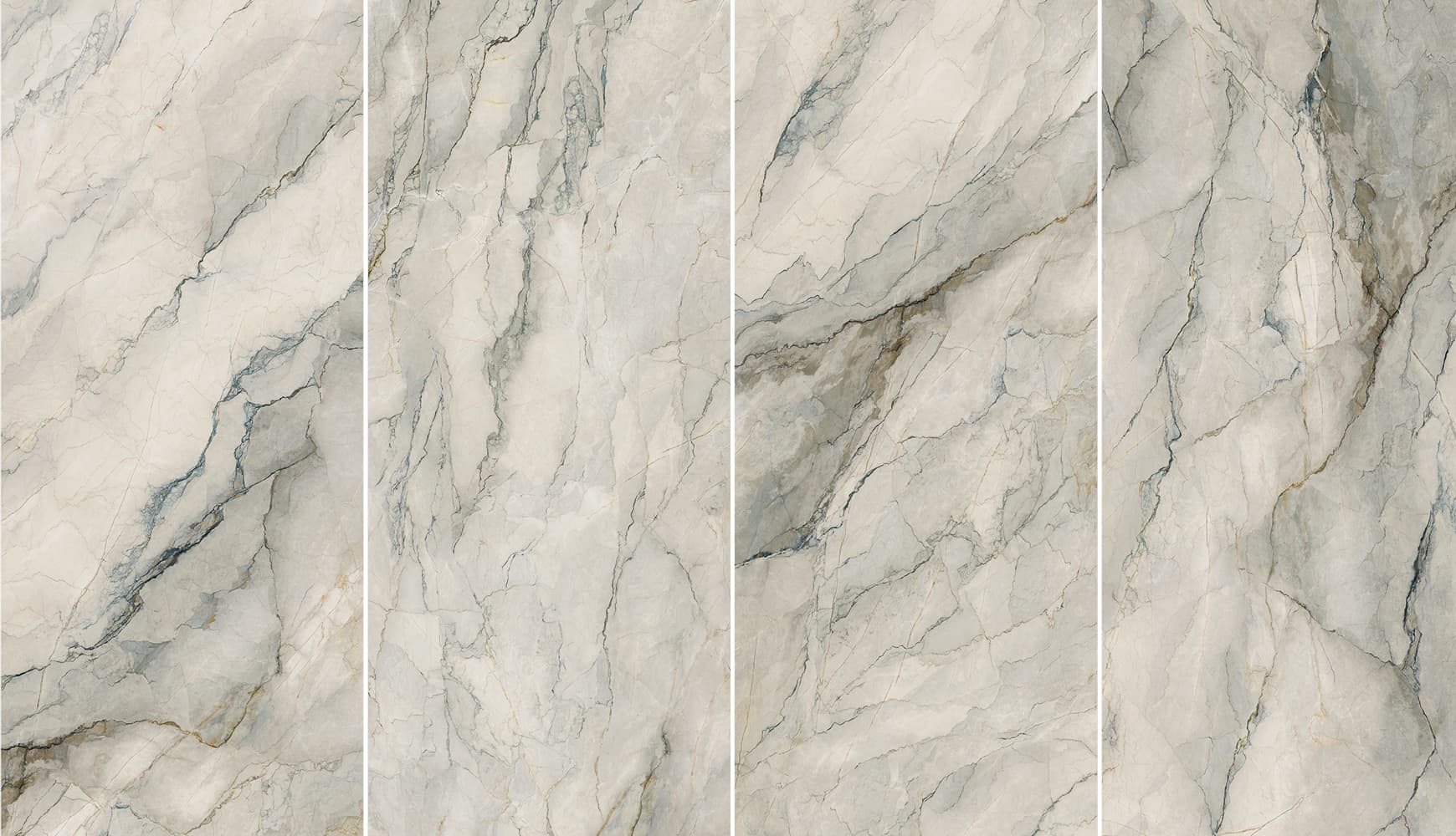 Okładzina ścienna do kuchni (Backsplash) ze spieku kwarcowego Ava Bolgheri Sage 120 x 280 cm, grubość 6 mm