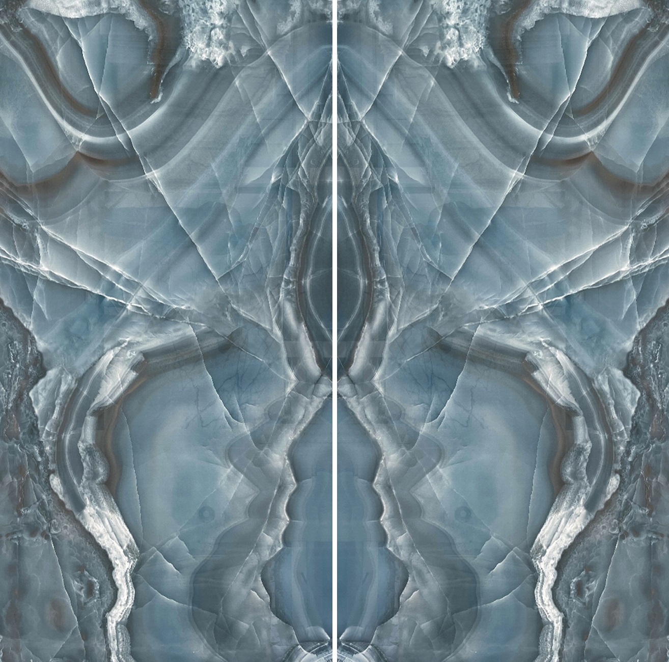 Spiek kwarcowy o wymiarach 320 x 160 cm, Franko Crystal Blue na blat i okładzinę