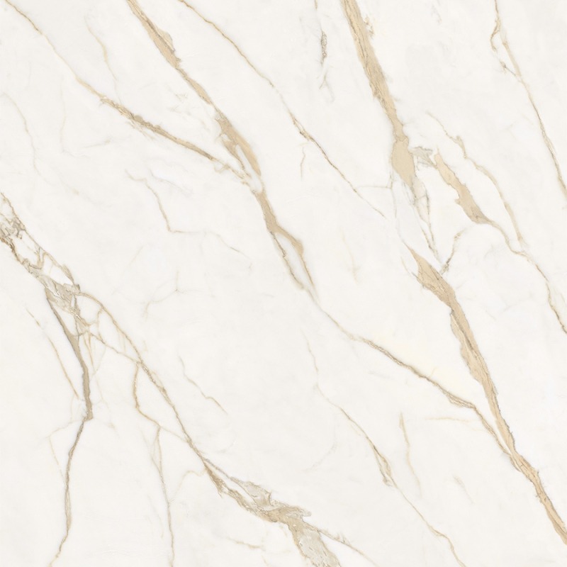 Okładzina ścienna do kuchni (Backsplash) ze spieku kwarcowego Impronta Calacatta Extra 120 x 280 cm, grubość 6 mm
