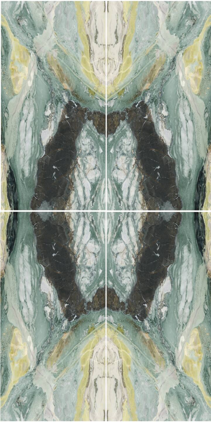 Spiek kwarcowy o wymiarach 320 x 160 cm, Franko Eternal Green na blat i okładzinę