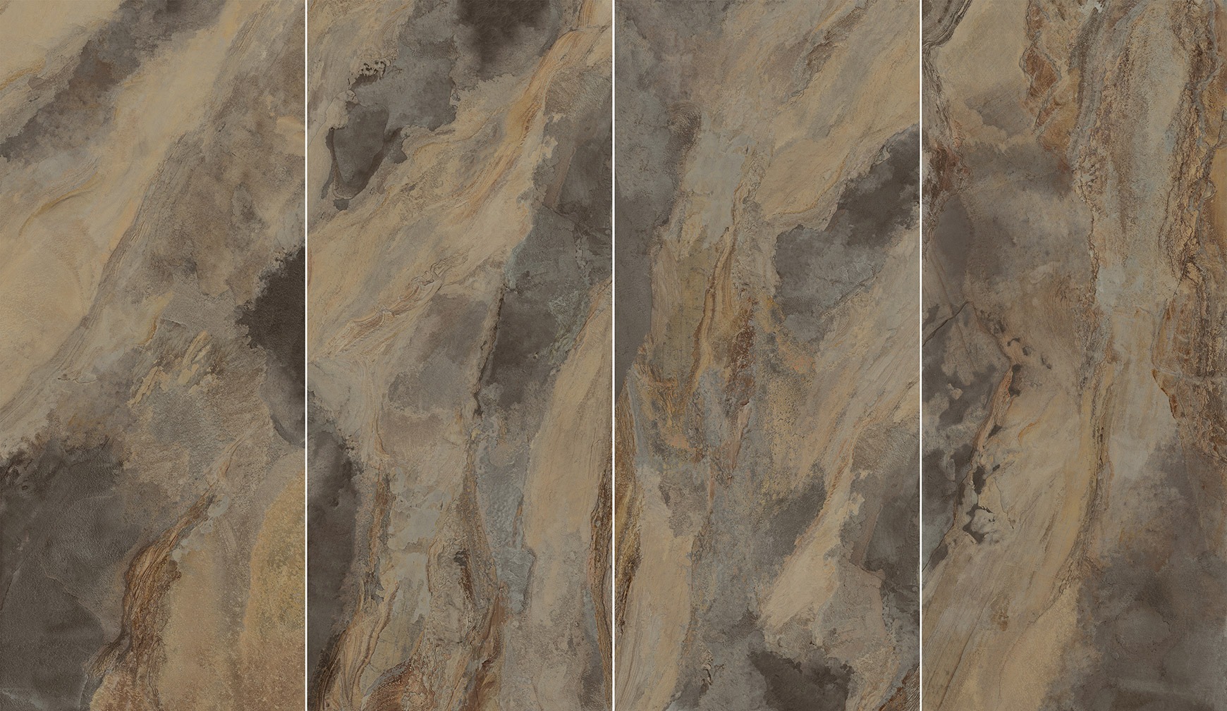 Fartuch kuchenny (Backsplash) ze spieku kwarcowego Ava Deep Stone Natural 120 x 280 cm, grubość 6 mm