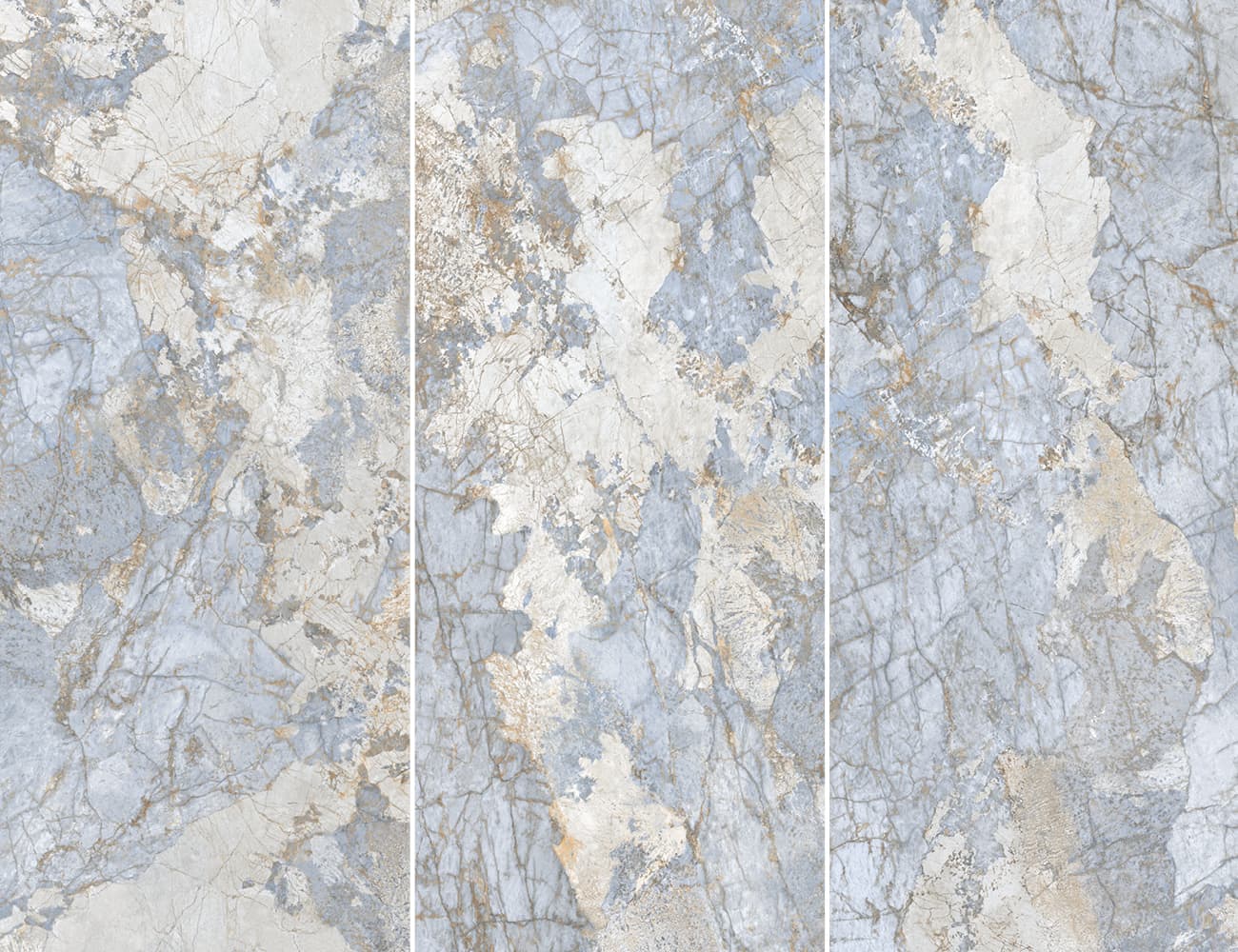 Okładzina ścienna do kuchni (Backsplash) ze spieku kwarcowego Ava Gemstone Ocean 120 x 280 cm, grubość 6 mm