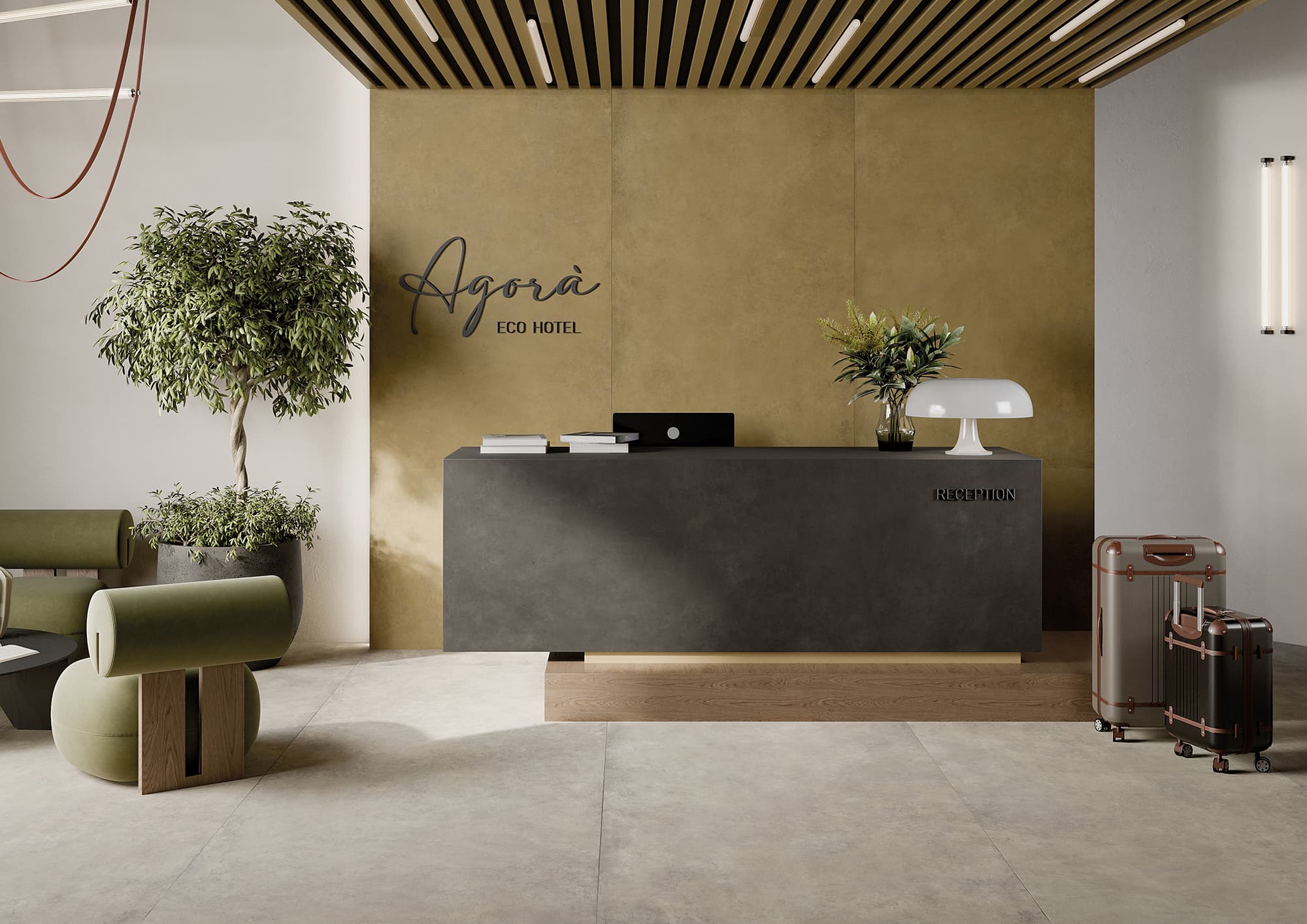 Fartuch kuchenny (Backsplash) ze spieku kwarcowego Ava Hurban Ocra 120 x 280 cm, grubość 6 mm