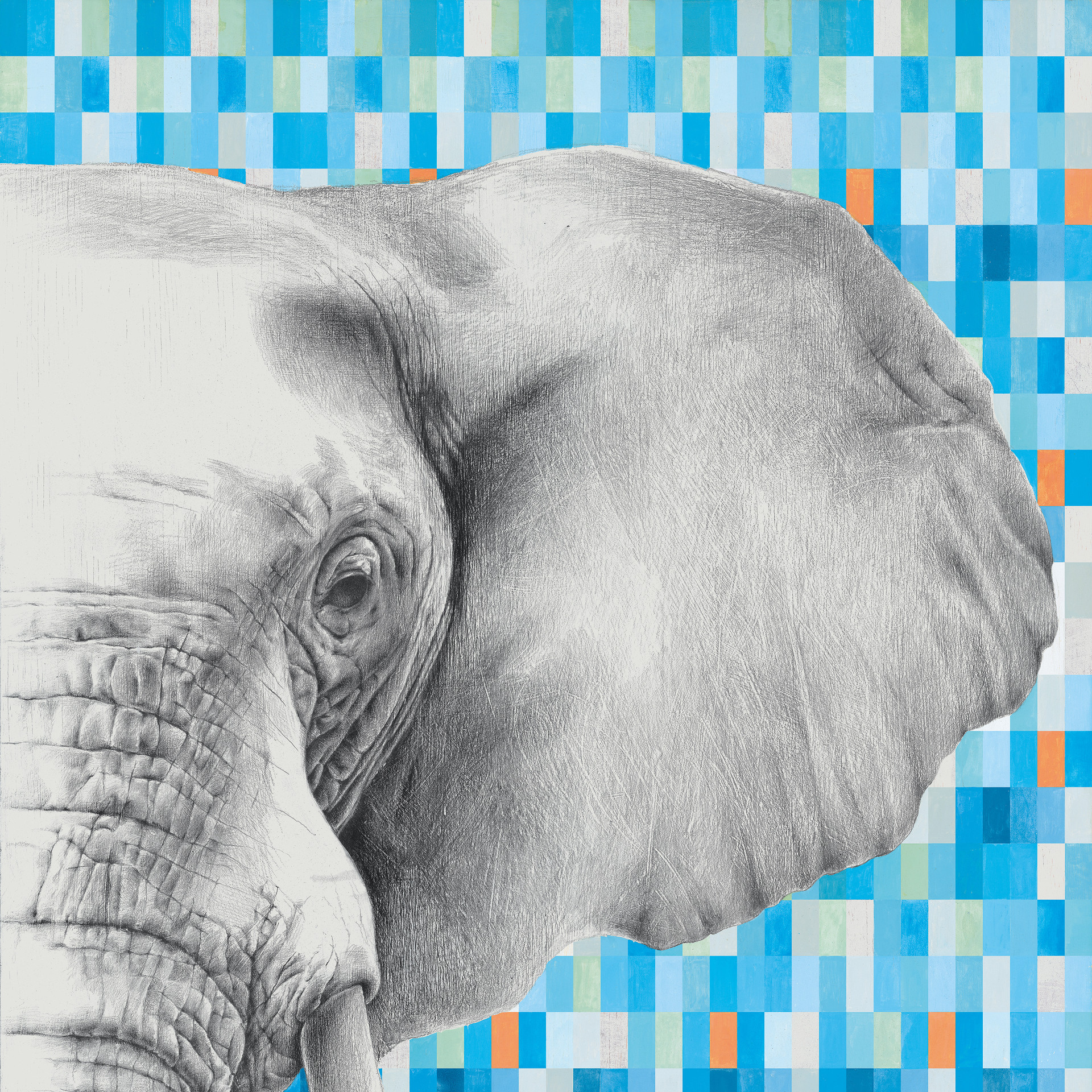 Fartuch kuchenny (Backsplash) ze spieku kwarcowego Mirage Indomita Elephant 120 x 278 cm, grubość 6 mm