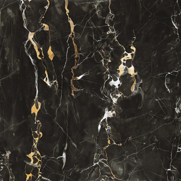 Fartuch kuchenny (Backsplash) ze spieku kwarcowego Mirage Jewels JW11 Black Gold 120 x 278 cm, grubość 6 mm