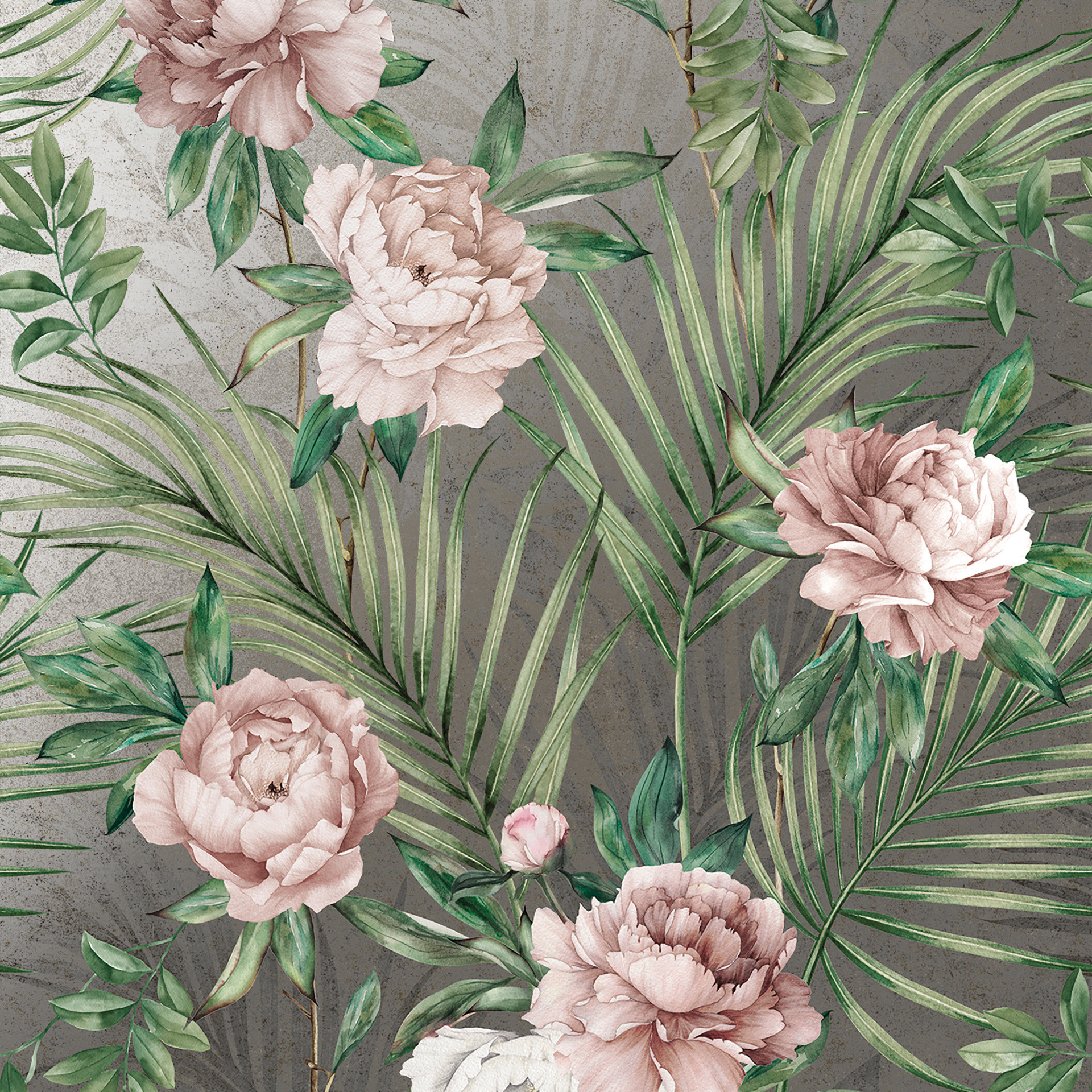 Okładzina ścienna do kuchni (Backsplash) ze spieku kwarcowego Mirage Emporio Miroir Peony 120 x 278 cm, grubość 6 mm