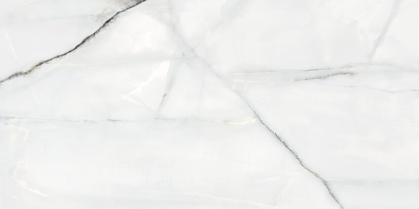 Fartuch kuchenny (Backsplash) ze spieku kwarcowego AB Newbury White 120 x 240 cm, grubość 7 mm