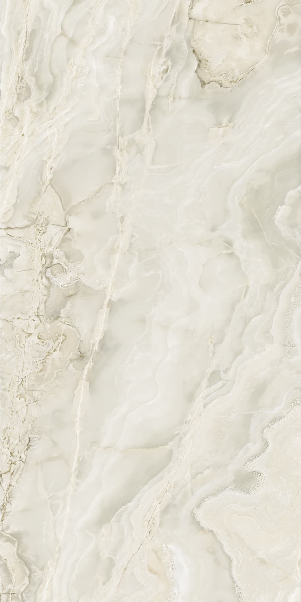 Okładzina ścienna do kuchni (Backsplash) ze spieku kwarcowego Ava Onice Avorio 120 x 280 cm, grubość 6 mm