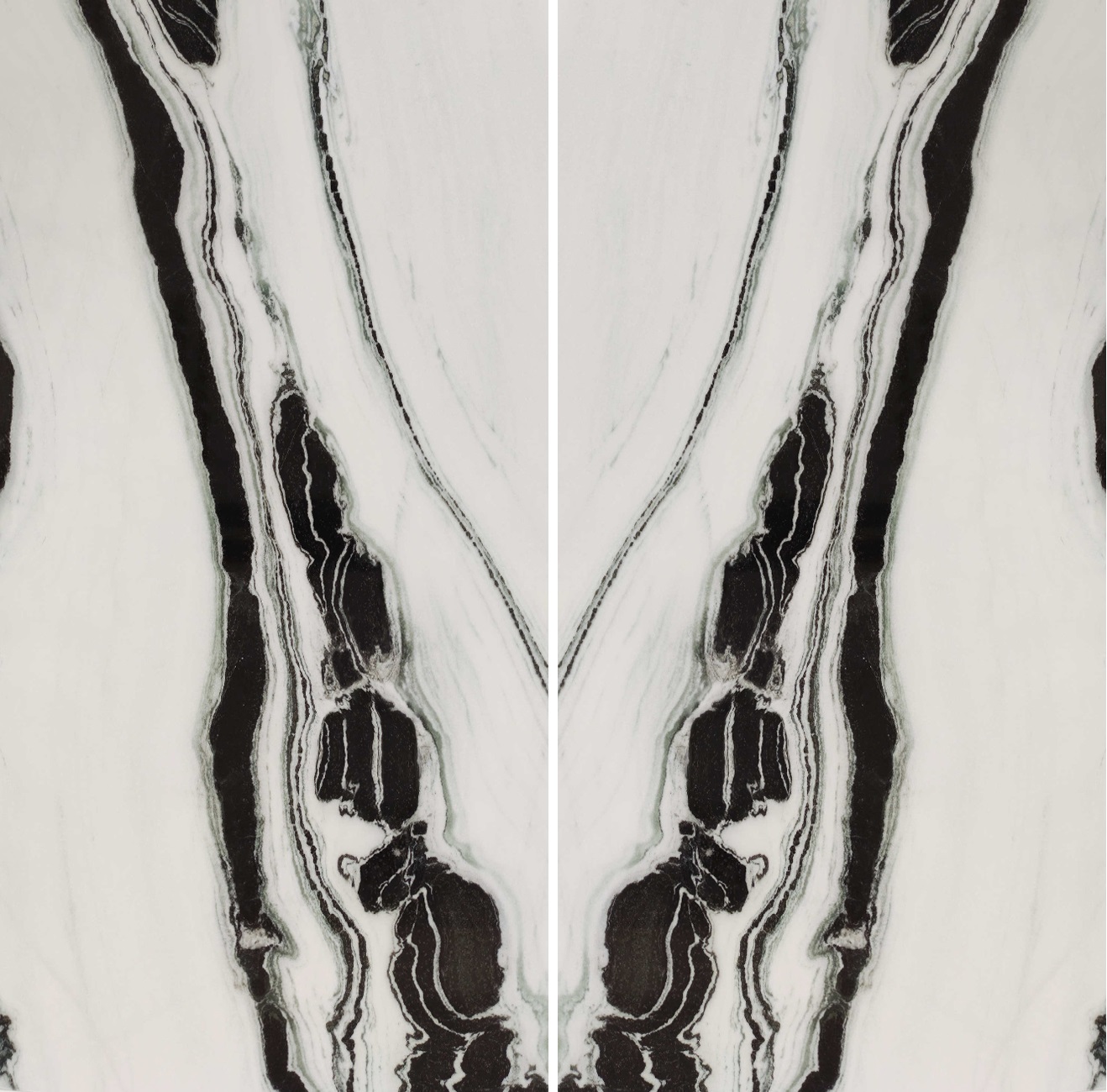 Spiek kwarcowy o wymiarach 320 x 160 cm, Franko Panda White Beauty na blat i okładzinę