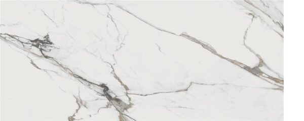 Okładzina ścienna do kuchni (Backsplash) ze spieku kwarcowego Alaplana Paonazzo White 120 x 280 cm, grubość 6 mm