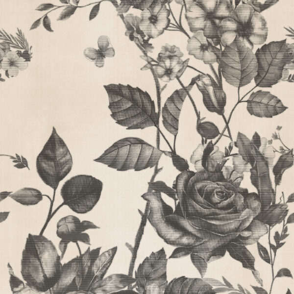 Okładzina ścienna do kuchni (Backsplash) ze spieku kwarcowego Mirage Papier Blossom 120 x 278 cm, grubość 6 mm