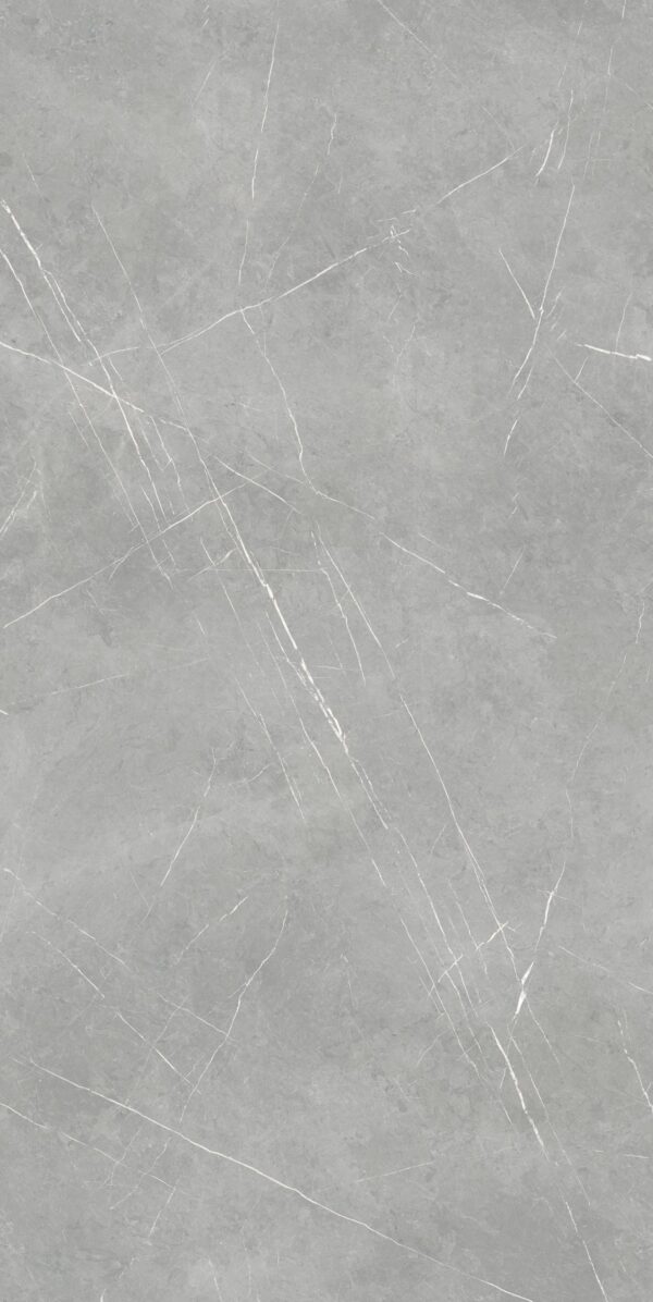 Okładzina ścienna do kuchni (Backsplash) ze spieku kwarcowego Franko Pietra Light Grey 160 x 320 cm, grubość 6 mm