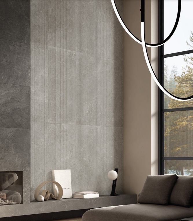 Fartuch kuchenny (Backsplash) ze spieku kwarcowego Mirage ReStone RS04 Icelandic 120×278 cm, grubość 6 mm