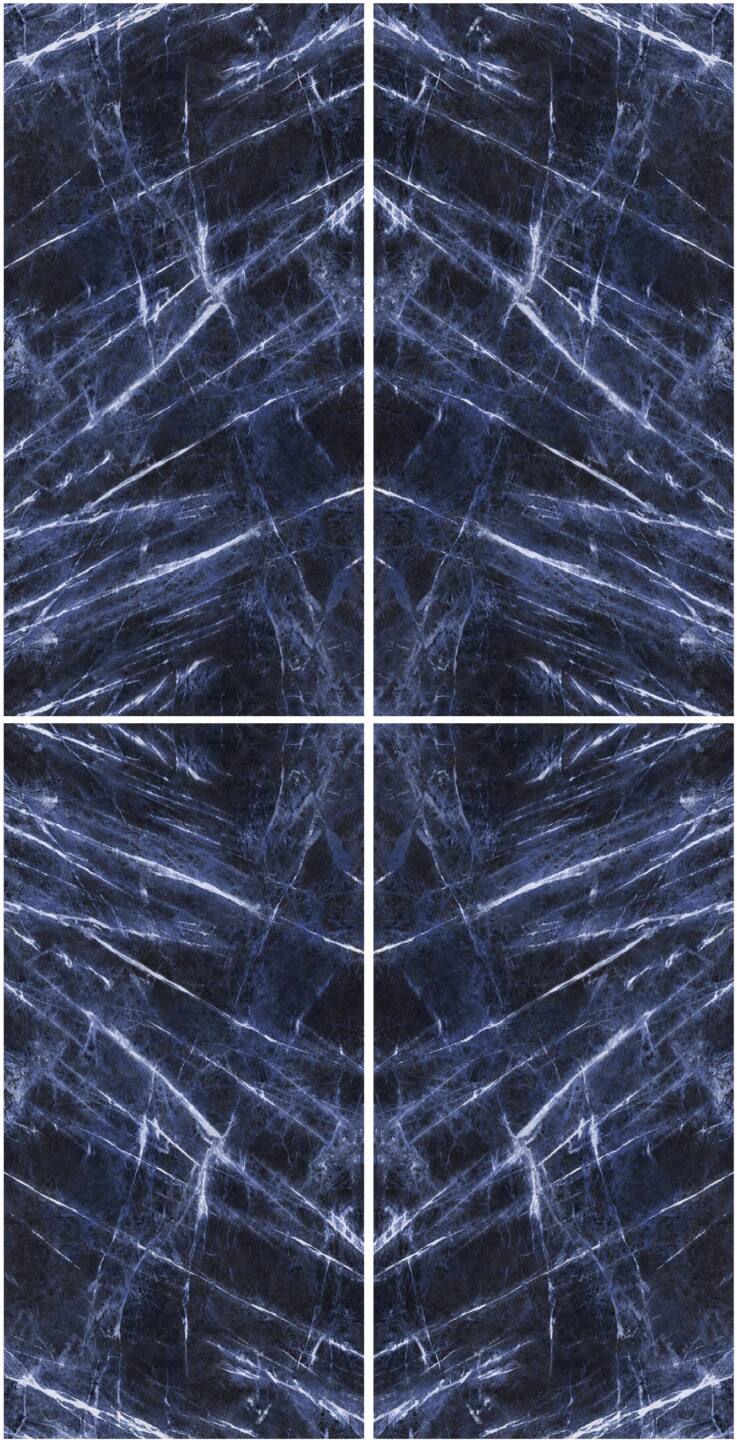 Spiek kwarcowy o wymiarach 320 x 160 cm, Franko Blue Infinity na blat i okładzinę