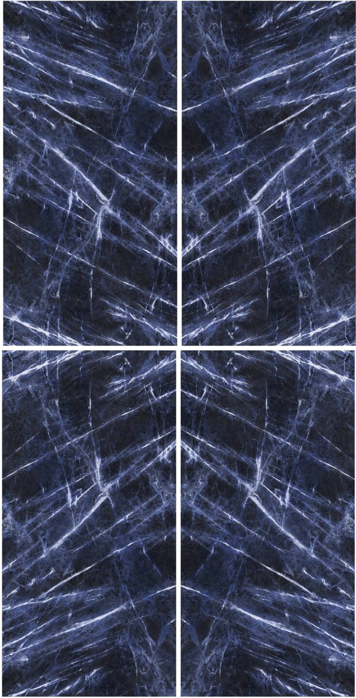 Spiek kwarcowy o wymiarach 320 x 160 cm, Franko Blue Infinity na blat i okładzinę