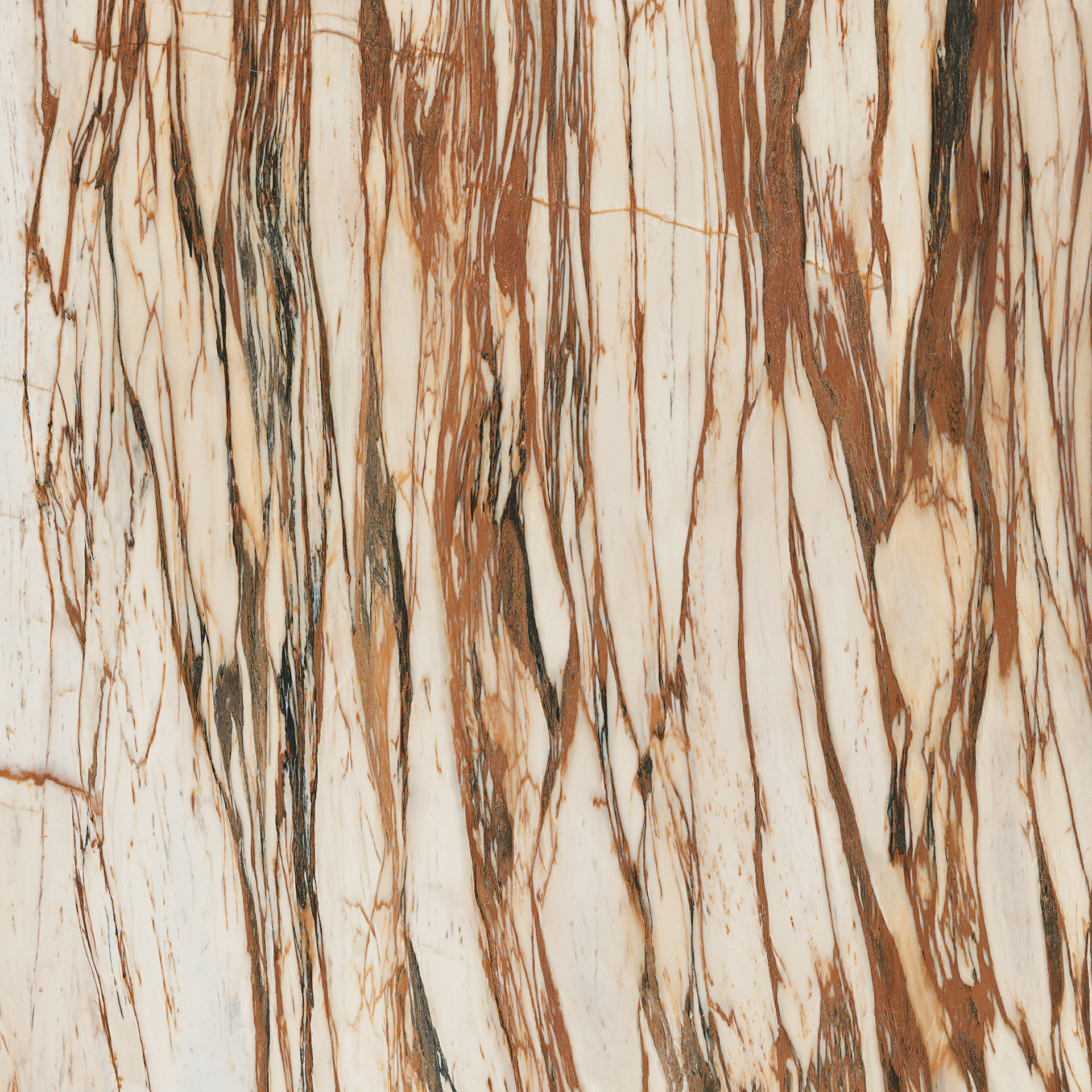 Okładzina ścienna do kuchni (Backsplash) ze spieku kwarcowego Mirage Wanderlust WA01 Calacatta Copper 120 x 278 cm, grubość 6 mm