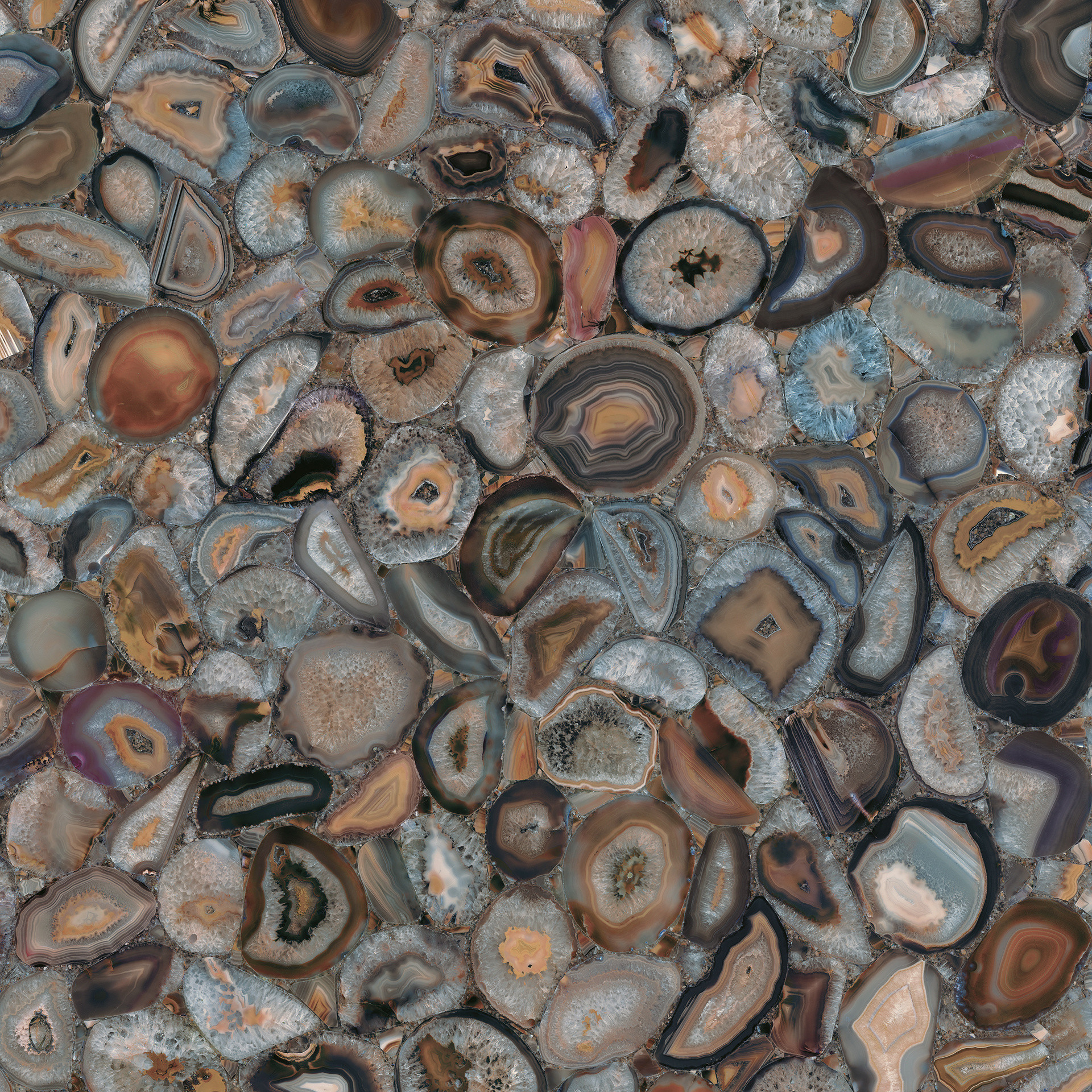 Fartuch kuchenny (Backsplash) ze spieku kwarcowego Mirage Wanderlust WA09 Agata Multicolor 120 x 278 cm, grubość 6 mm