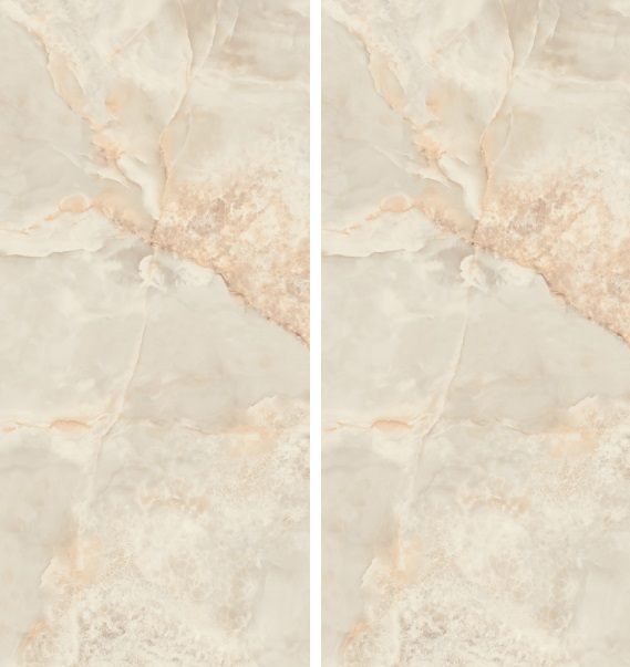 Okładzina ścienna do kuchni (Backsplash) ze spieku kwarcowego AB Aral Cream 120 x 260 cm, grubość 7 mm