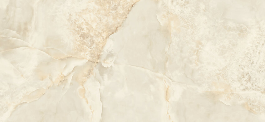 Okładzina ścienna do kuchni (Backsplash) ze spieku kwarcowego AB Aral Cream 120 x 260 cm, grubość 7 mm