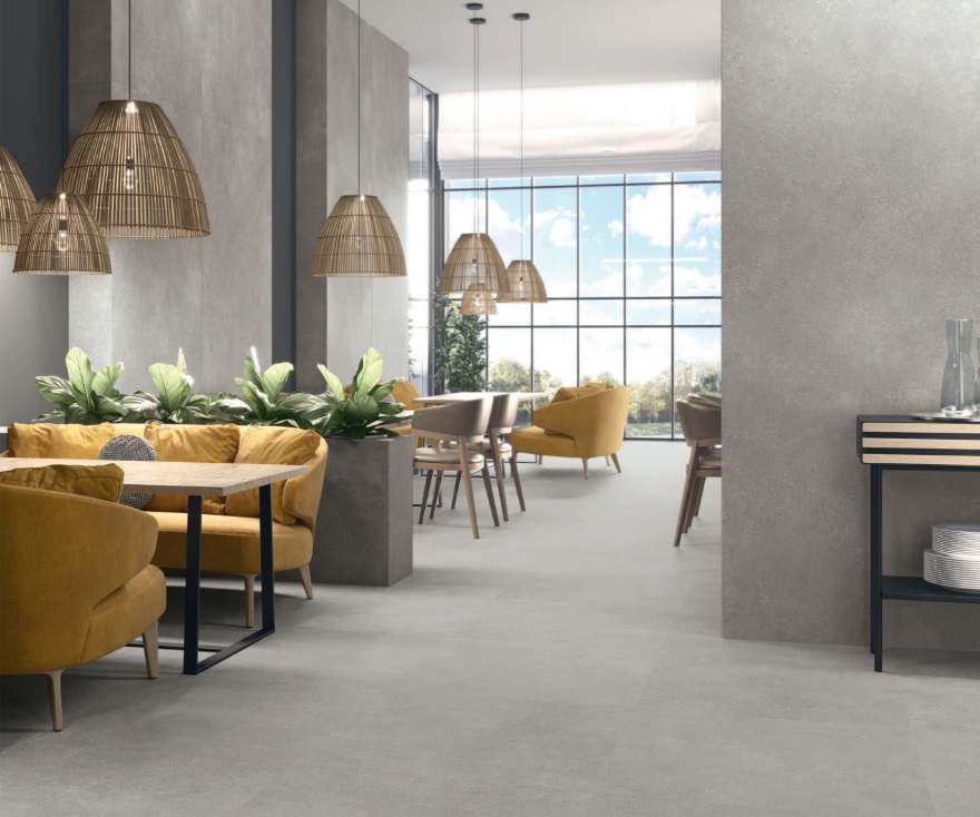Fartuch kuchenny (Backsplash) ze spieku kwarcowego Baldocer Asphalt Fume 120 x 260 cm, grubość 6 mm