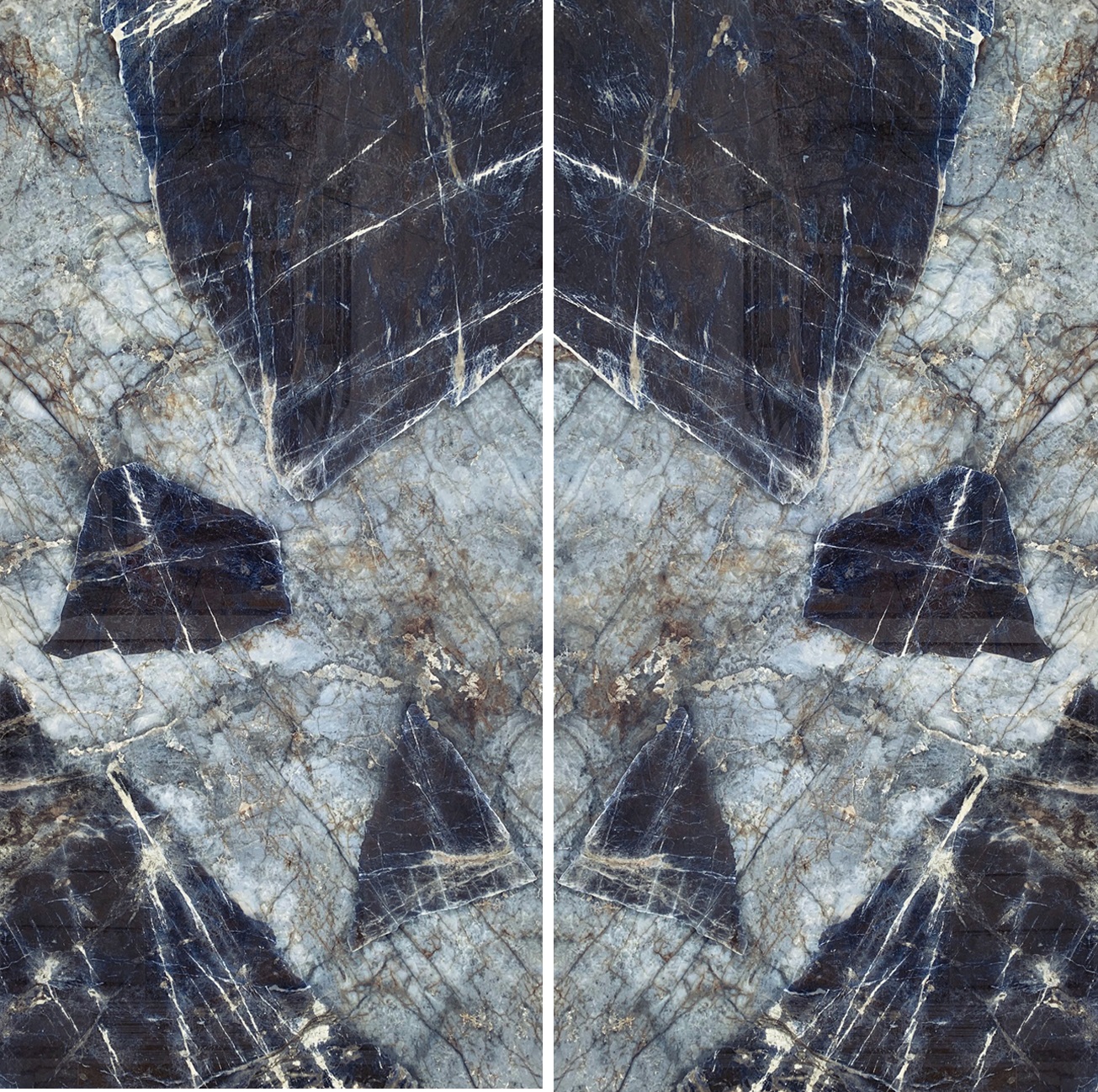 Spiek kwarcowy o wymiarach 320 x 160 cm, Franko Cristallo Azzurro na blat i okładzinę