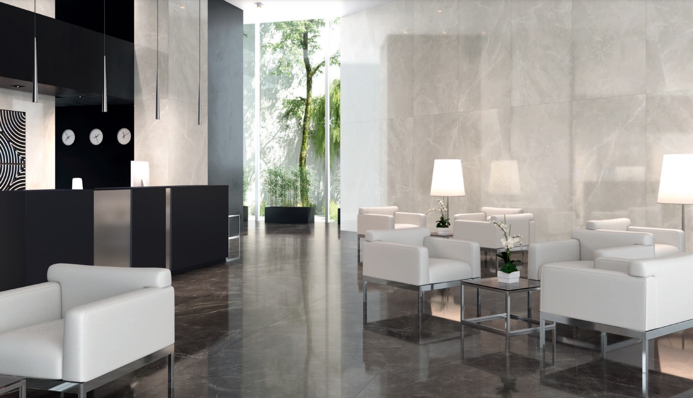 Fartuch kuchenny (Backsplash) ze spieku kwarcowego Baldocer Bayona Silver 120 x 240 cm, grubość 6 mm lub 7 mm