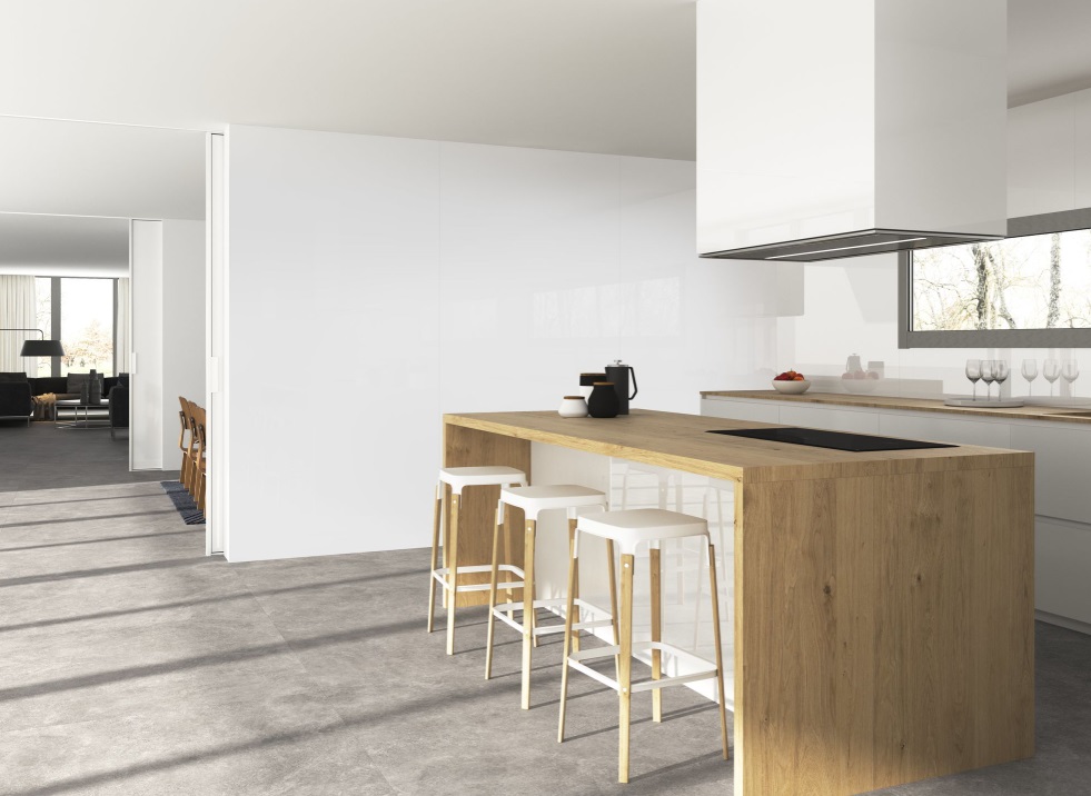 Fartuch kuchenny (Backsplash) ze spieku kwarcowego Baldocer Blanco 120×240 cm lub 120×260 cm, grubość 6 mm lub 7 mm