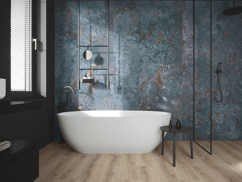 Okładzina ścienna do kuchni (Backsplash) ze spieku kwarcowego Baldocer Bora-Bora 120 x 280 cm, grubość 6 mm lub 7 mm