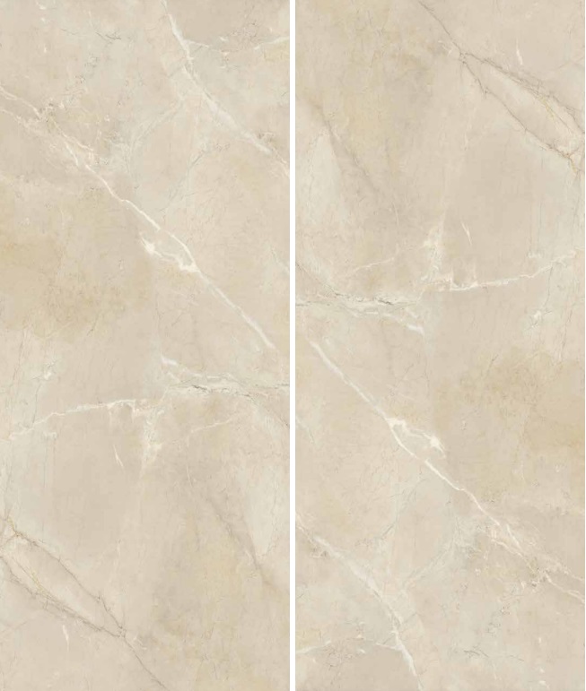 Okładzina ścienna do kuchni (Backsplash) ze spieku kwarcowego Rondine Canova Limestone 120 x 280 cm, grubość 6 mm