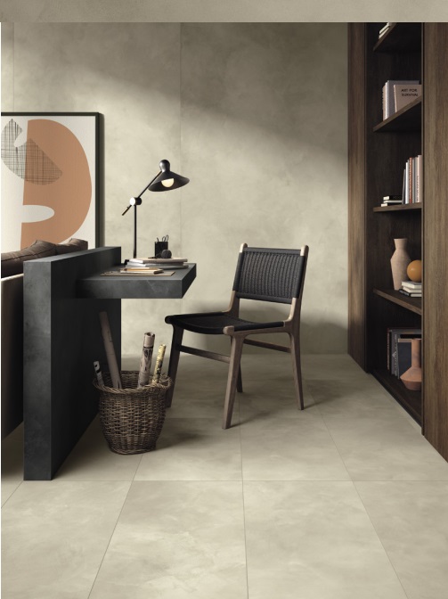 Okładzina ścienna do kuchni (Backsplash) ze spieku kwarcowego Mirage Clay CL06 Shy 120 x 278 cm, grubość 6 mm
